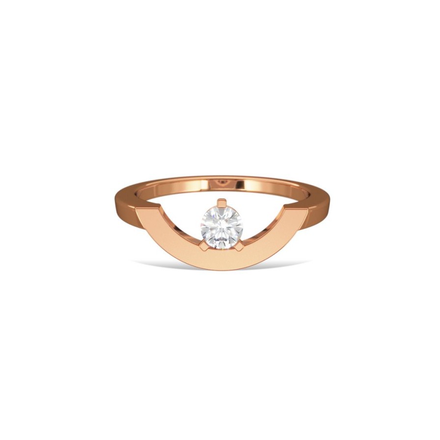 Bagues Loyal.e Paris | Bague Intrepide Grand Arc 0.25Ct 18K - Loyal.E Paris