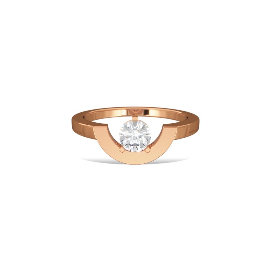 Bagues Loyal.e Paris | Bague Intrepide Petit Arc 0.5Ct 18K - Loyal.E Paris