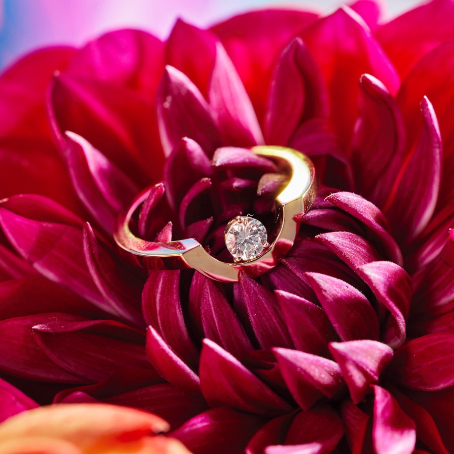 Bagues Loyal.e Paris | Bague Intrepide Petit Arc 0.25Ct 18K - Loyal.E Paris