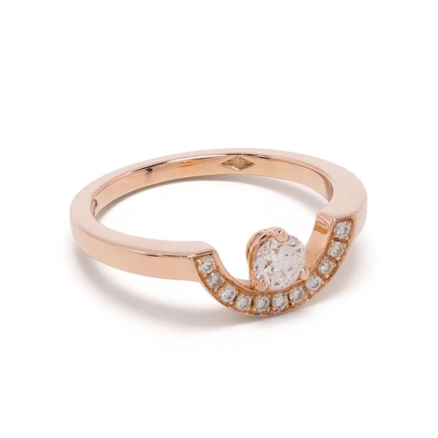 Bagues Loyal.e Paris | Bague Intrepide Petit Arc 0.25Ct E 18K - Loyal.E Paris