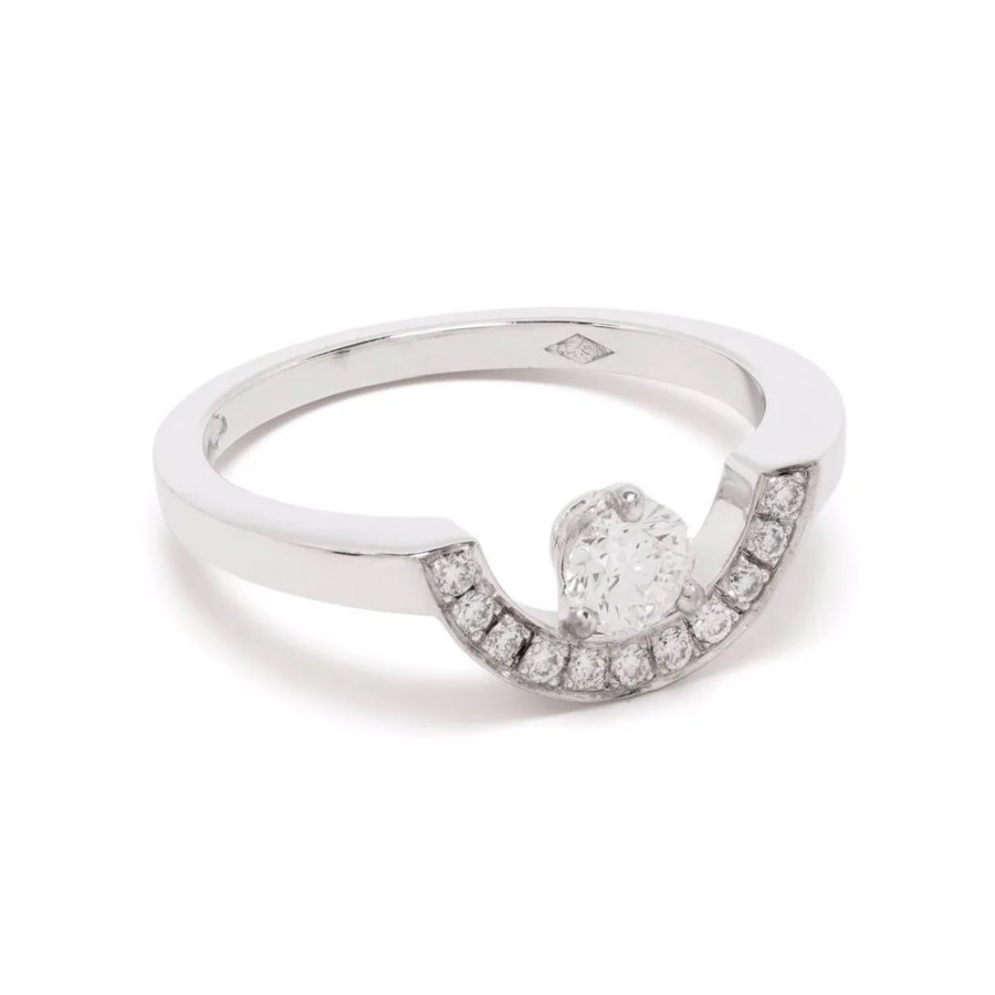 Bagues Loyal.e Paris | Bague Intrepide Petit Arc 0.25Ct E 18K - Loyal.E Paris