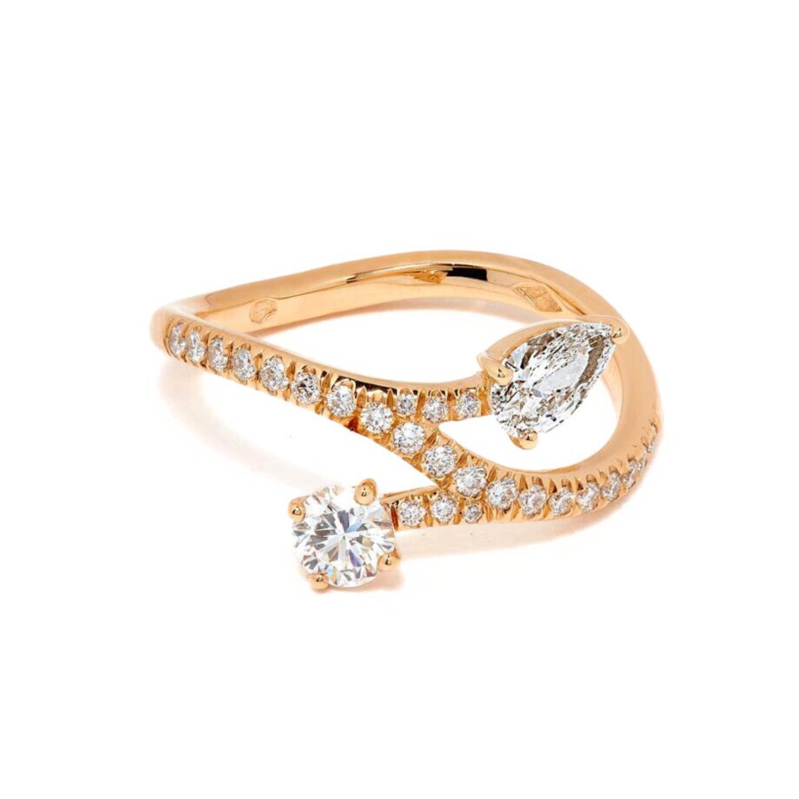 Bagues Loyal.e Paris | Bague Toi+Moi Toujours 0.25Ct 0.35Ct E 18K - Loyal.E Paris