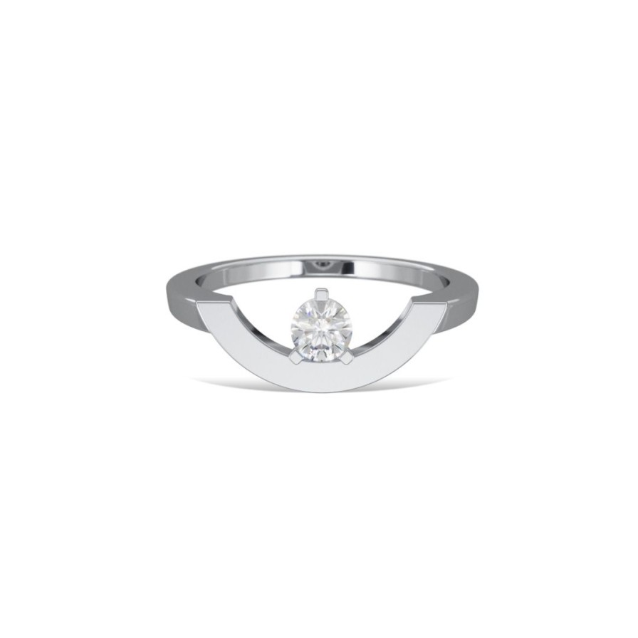 Bagues Loyal.e Paris | Bague Intrepide Grand Arc 0.25Ct 18K - Loyal.E Paris