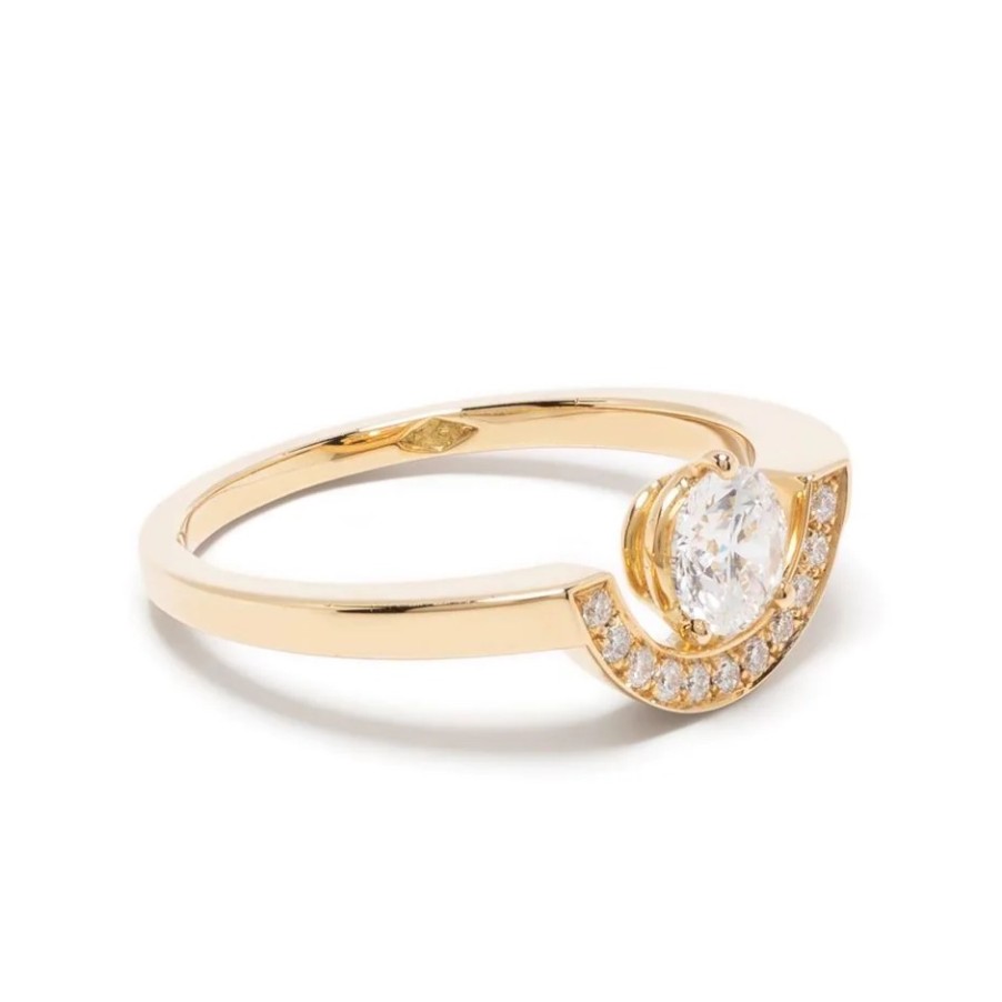 Bagues Loyal.e Paris | Bague Intrepide Petit Arc 0.5Ct E 18K - Loyal.E Paris