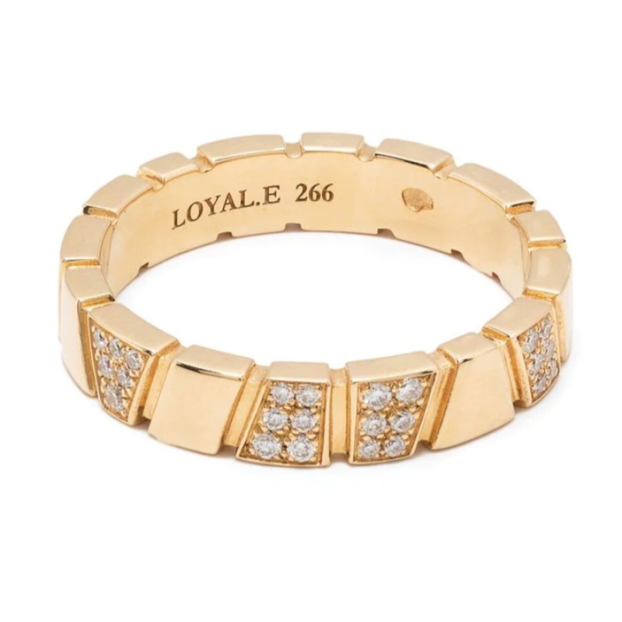 Bagues Loyal.e Paris | Bague Ride & Love Semi E 18K - Loyal.E Paris