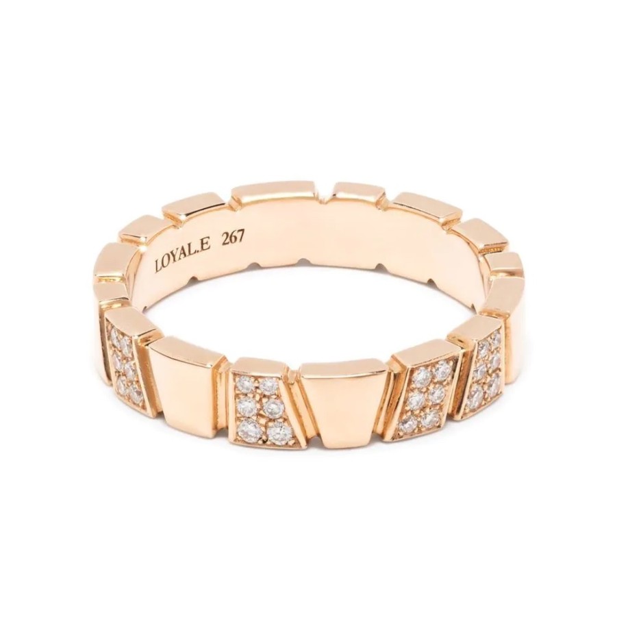 Bagues Loyal.e Paris | Bague Ride & Love Semi E 18K - Loyal.E Paris