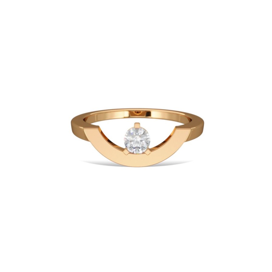 Bagues Loyal.e Paris | Bague Intrepide Grand Arc 0.25Ct 18K - Loyal.E Paris