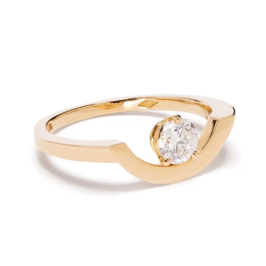 Bagues Loyal.e Paris | Bague Intrepide Grand Arc 0.5Ct 18K - Loyal.E Paris