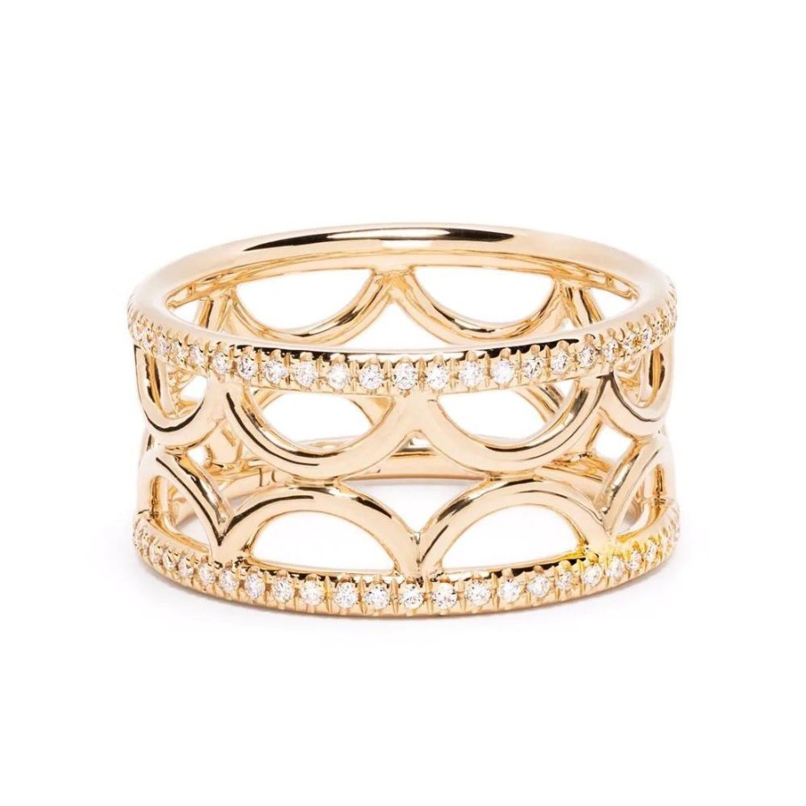 Bagues Loyal.e Paris | Bague Bandeau Perpetuel.Le Semi E 18K - Loyal.E Paris