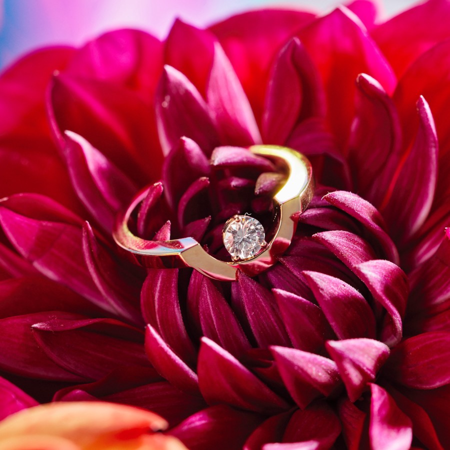 Bagues Loyal.e Paris | Bague Intrepide Petit Arc 0.25Ct 18K - Loyal.E Paris