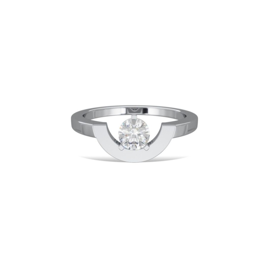 Bagues Loyal.e Paris | Bague Intrepide Petit Arc 0.5Ct 18K - Loyal.E Paris